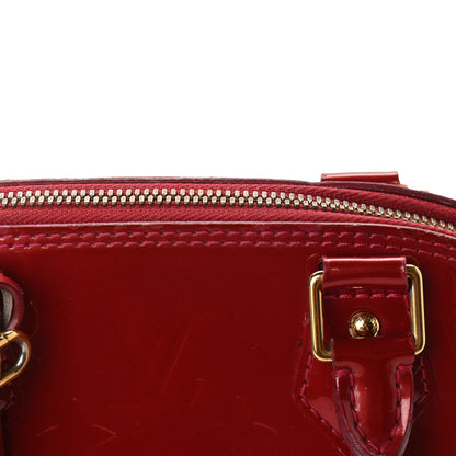 Louis Vuitton Vernis Alma BB Pomme D'Amour 9 of 11