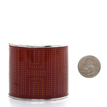 Hermes Enamel Stainless Steal H'Dot Candle Holder 2 of 4