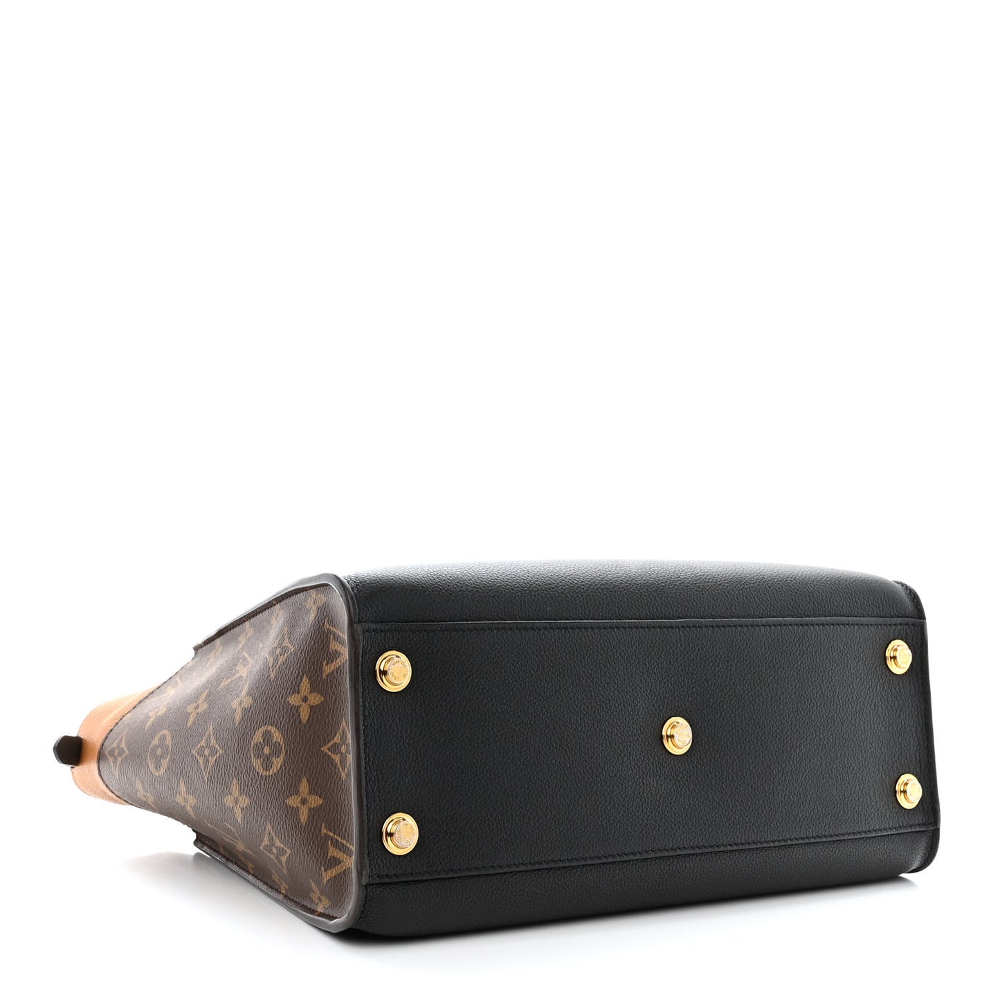 Calfskin Monogram On My Side Black