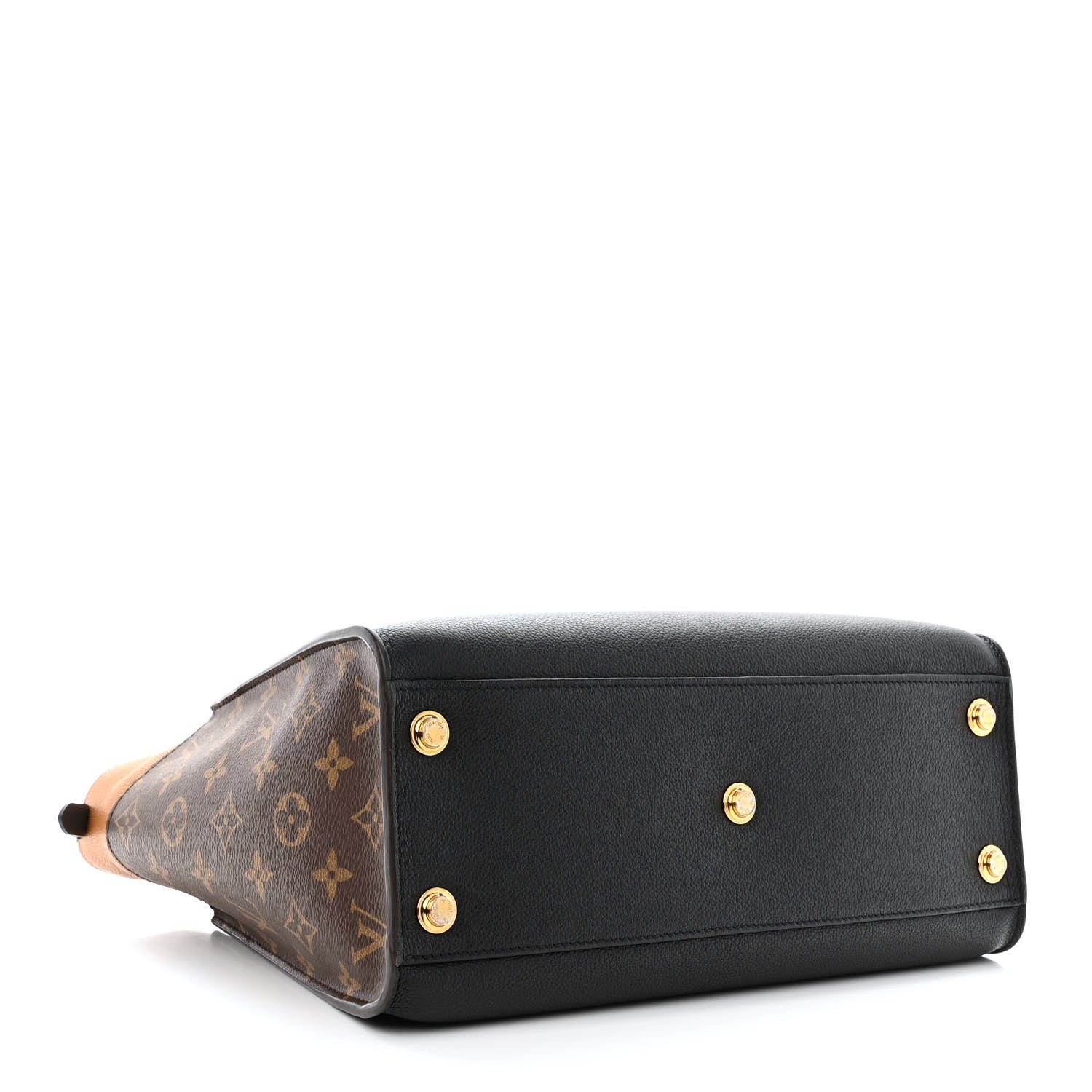 Louis Vuitton Calfskin Monogram On My Side Black 4 of 10