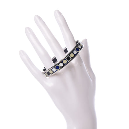 Hermes Enamel Printed Narrow Deco Dot Bracelet 70 2 of 5