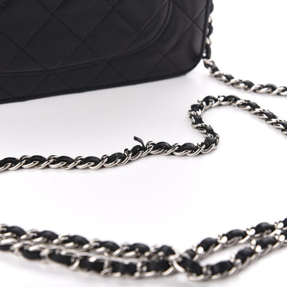 Chanel Lambskin Quilted Wallet On Chain WOC Black 12 of 13