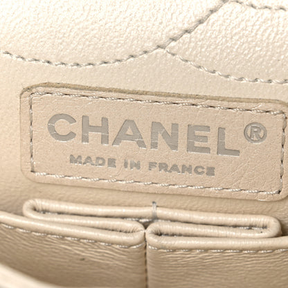 Chanel Aged Calfskin Lucky Charms 2.55 Reissue 225 Flap Ivory 6 of 10