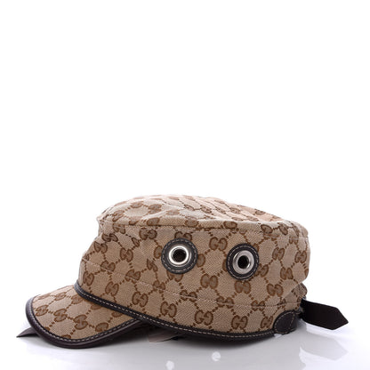 Gucci Monogram Military Hat L Brown 4 of 7