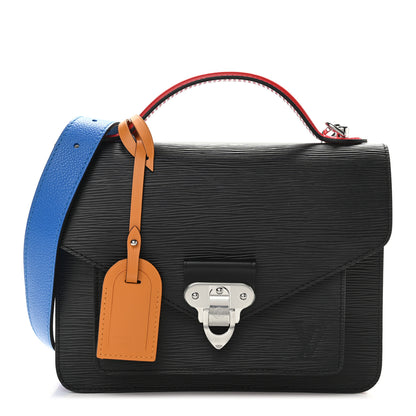 Louis Vuitton Epi Neo Monceau Black Coquelicot Blue Roi Safran 1 of 11