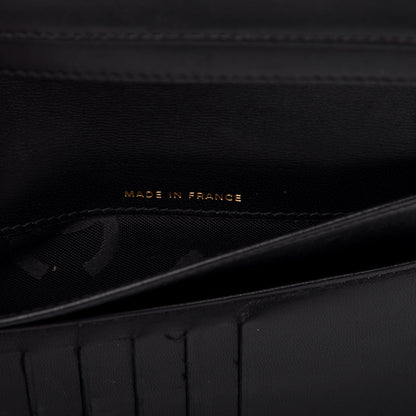 Chanel Caviar Timeless CC Yen Wallet Black 7 of 9