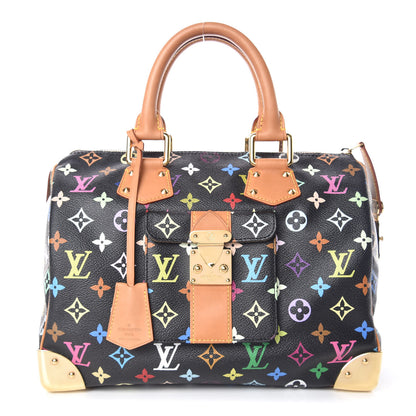 Louis Vuitton Monogram Multicolor Speedy 30 Black 1 of 9