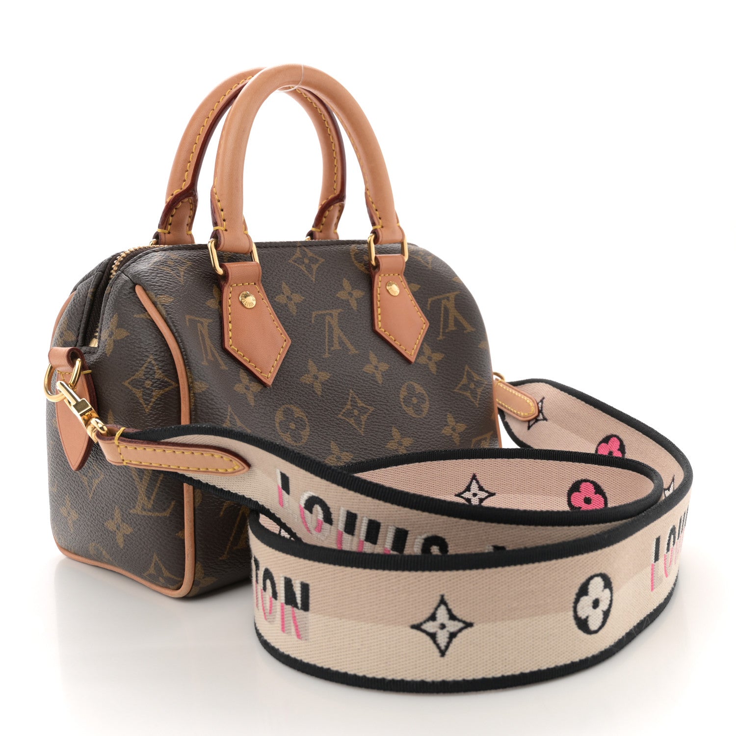 Louis Vuitton Monogram Speedy Bandouliere 20 Black 3 of 12