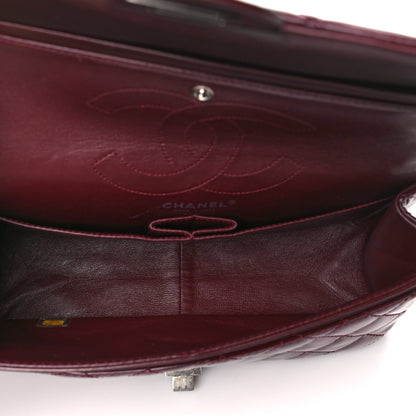 Chanel Patent Quilted 2.55 Reissue 226 Flap Burgundy 5 of 11
