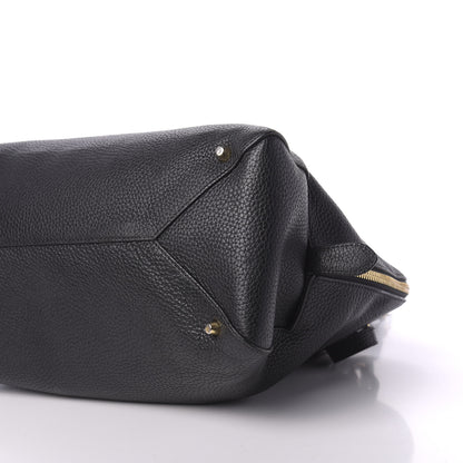 Burberry London Grainy Calfskin Medium Greenwood Bowling Bag Black 8 of 12