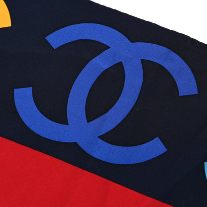 Chanel Silk CC Square Scarf Multicolor 5 of 5