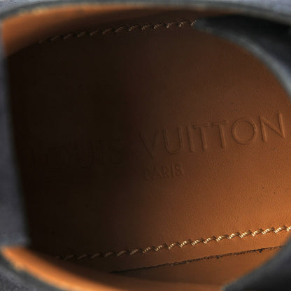 Louis Vuitton Mens Suede Tundra High-Derby Boots 8.5 Marine 8 of 9