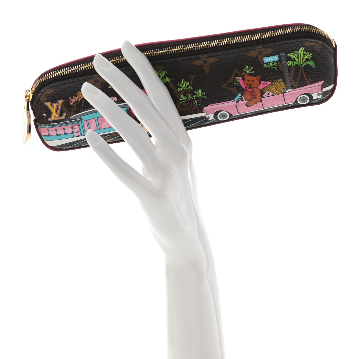 Monogram 2021 Christmas Animation Hollywood Elizabeth Pencil Pouch Coquelicot