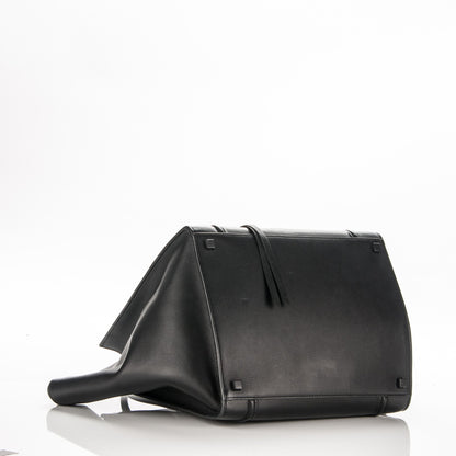 Celine Supple Calfskin Medium Phantom Luggage Black 4 of 7
