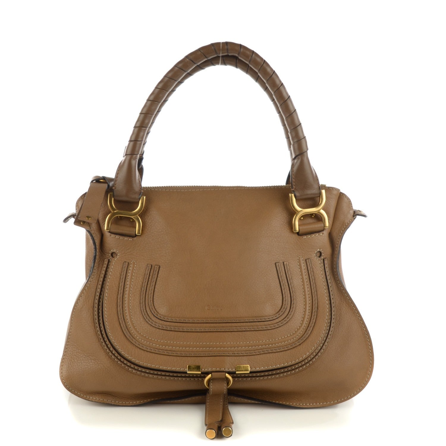 Chloe Calfskin Medium Marcie Satchel Nut 1 of 9