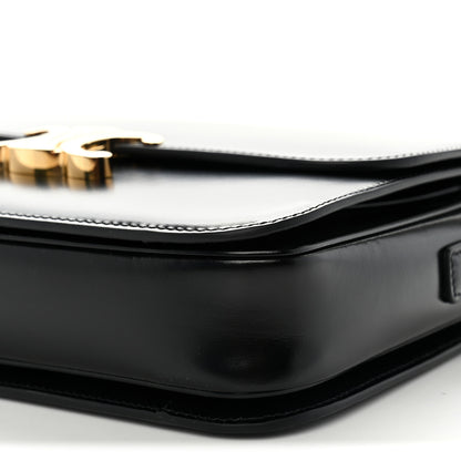 Celine Shiny Calfskin Medium Triomphe Black 10 of 10