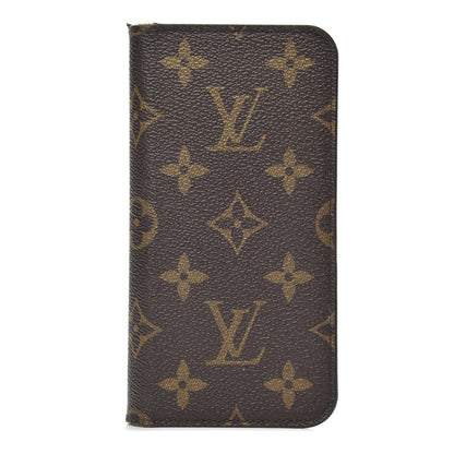 Louis Vuitton Monogram iPhone X Folio Case 1 of 9