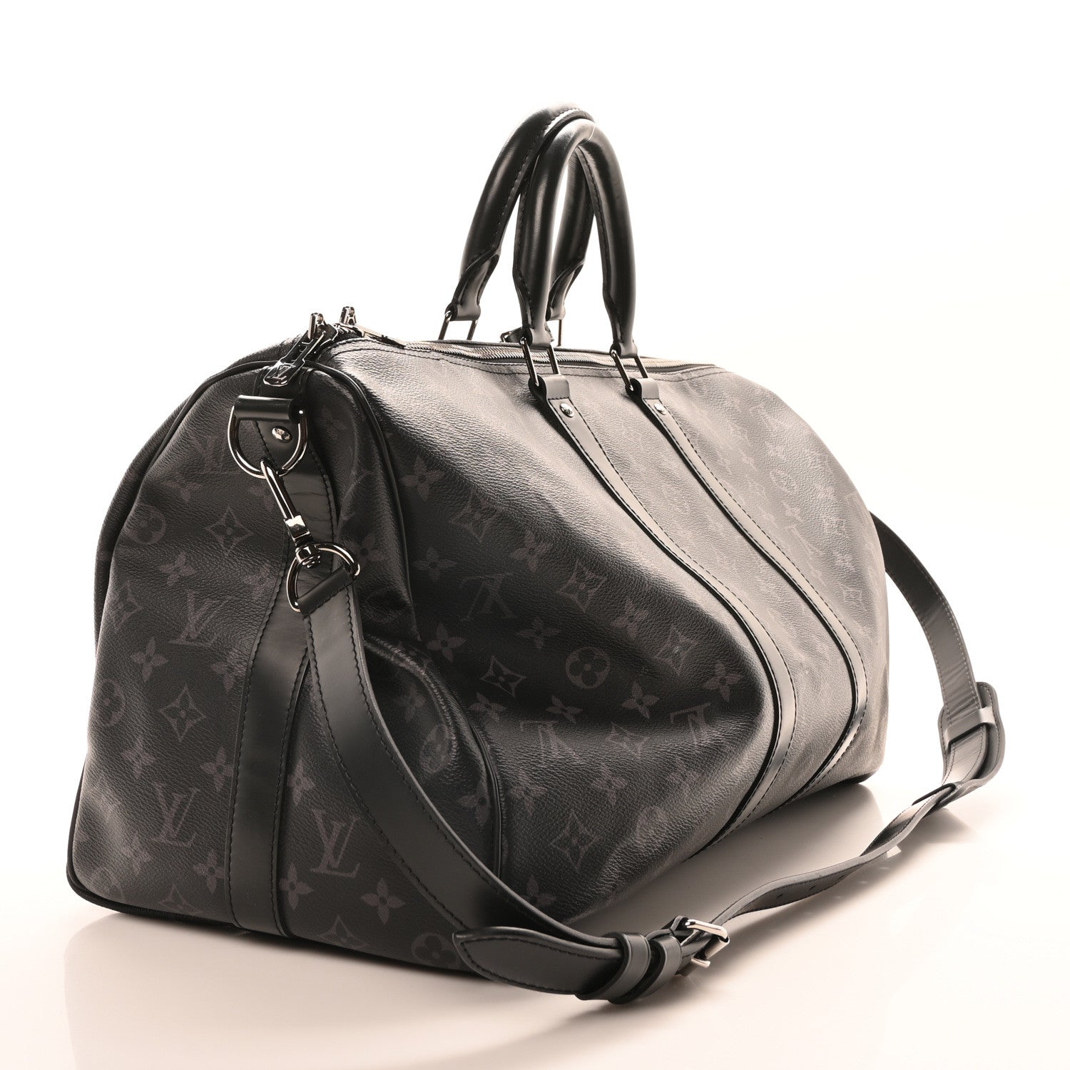 Louis Vuitton Monogram Eclipse Keepall Bandouliere 45 3 of 9