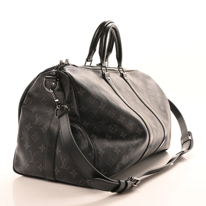 Louis Vuitton Monogram Eclipse Keepall Bandouliere 45 3 of 9