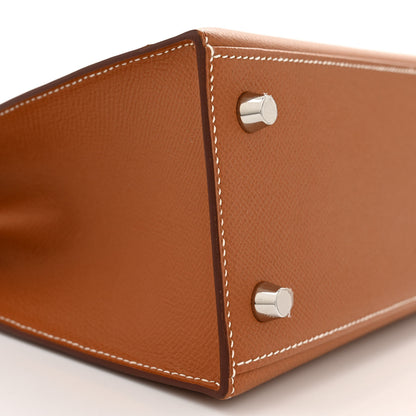 Hermes Epsom Kelly Sellier 25 Gold 9 of 11