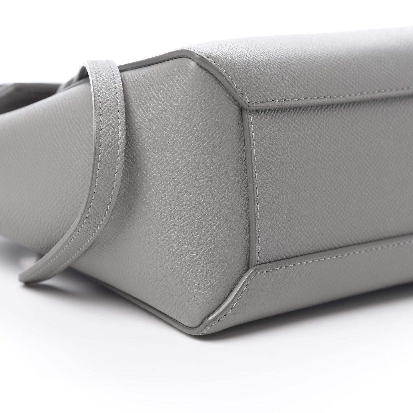 Grained Calfskin Nano Belt Bag Cloud