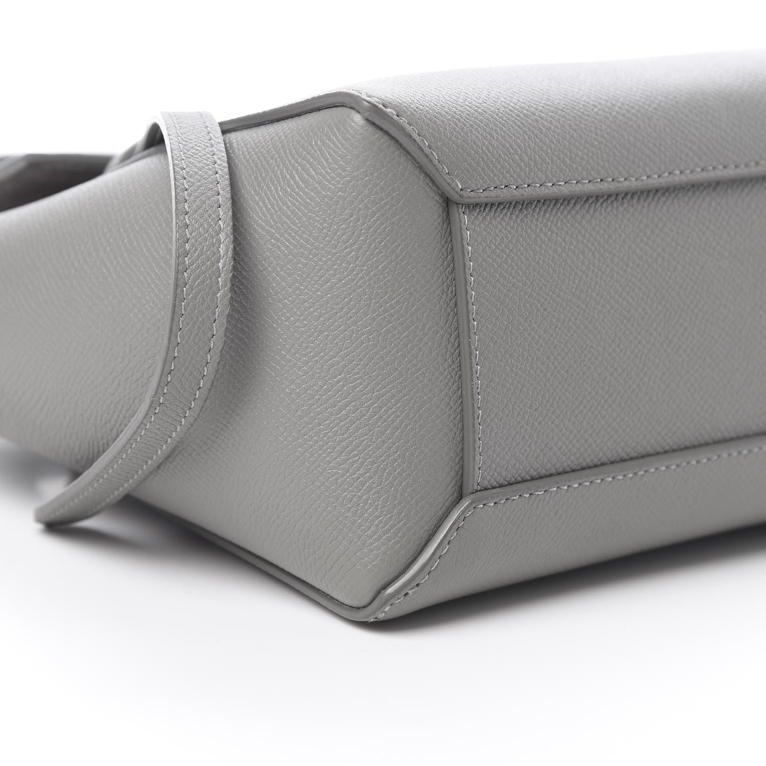 Celine Grained Calfskin Nano Belt Bag Cloud 11 of 12