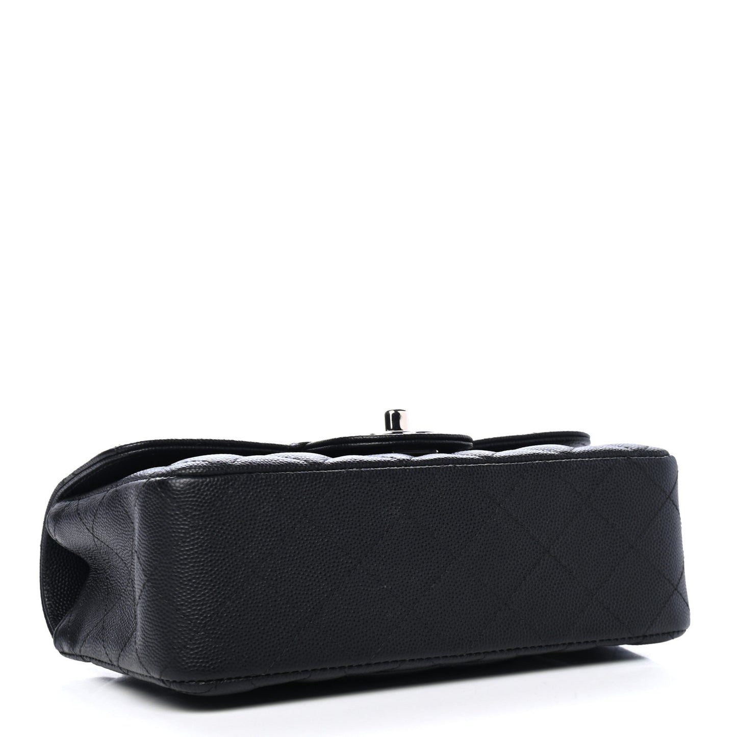 Caviar Quilted Mini Rectangular Flap Black