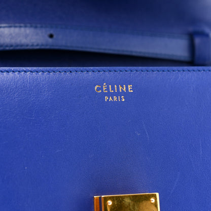 Celine Box Calfskin Medium Classic Box Flap Bag Indigo 6 of 16