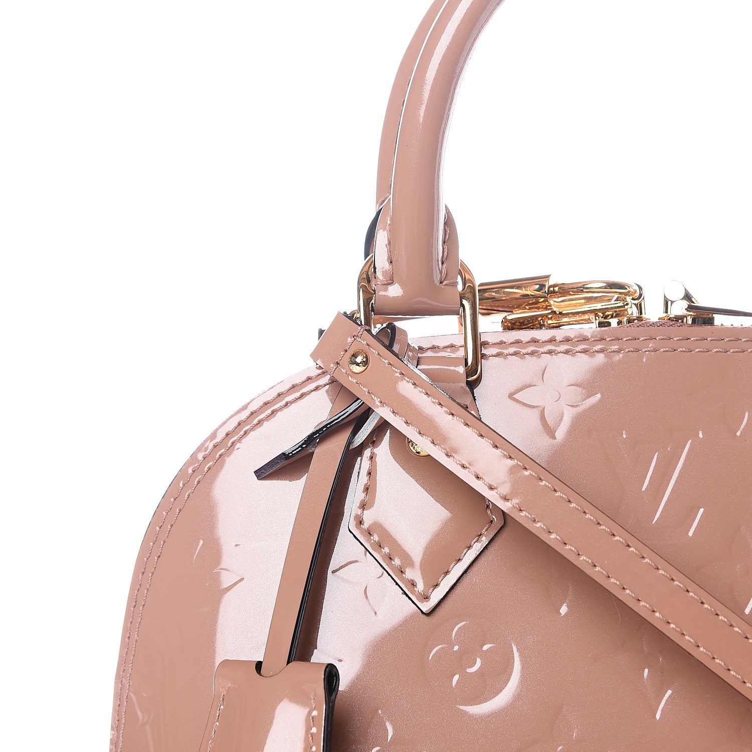 Louis Vuitton Vernis Alma BB Rose Velours 9 of 9