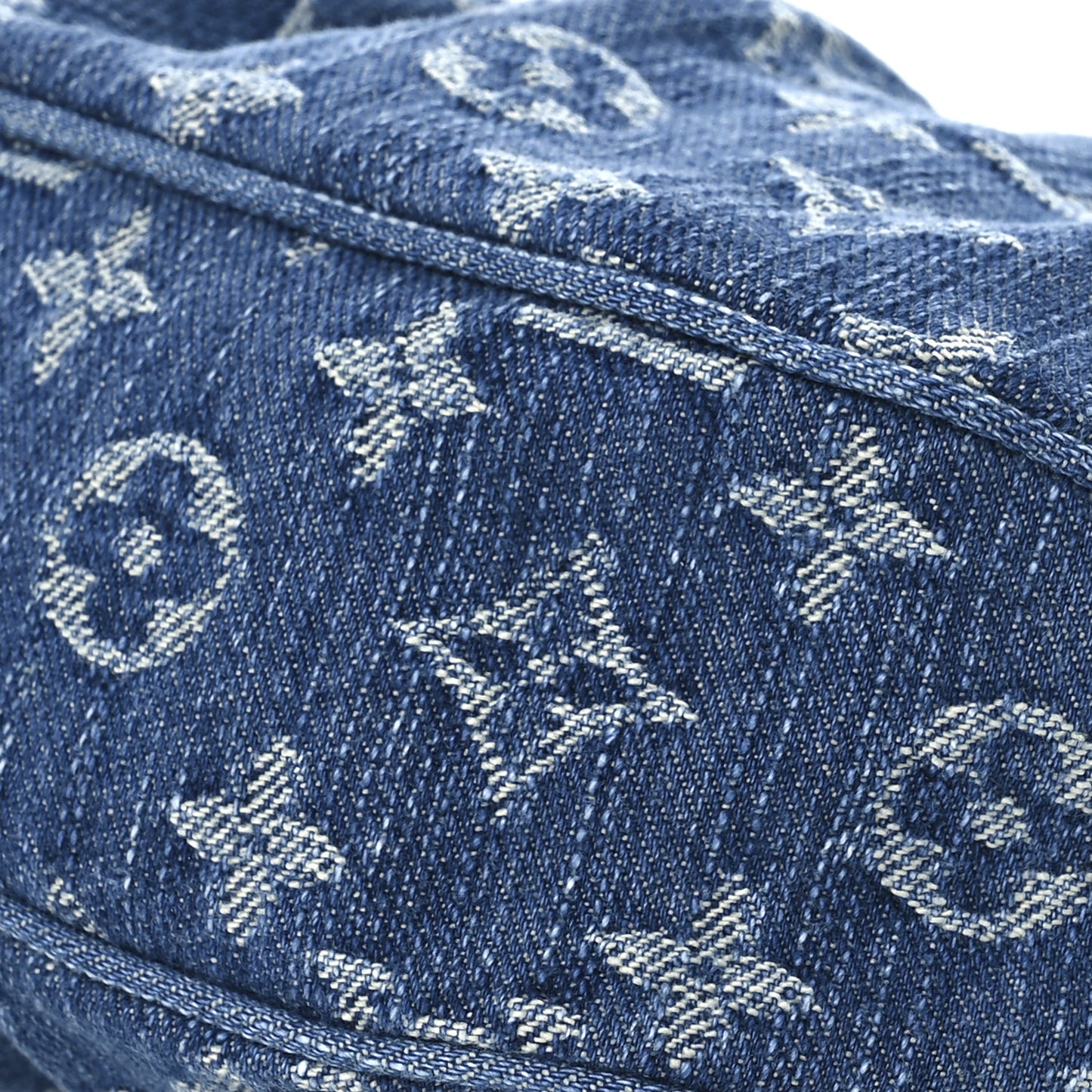 Monogram Denim Pochette Valley Blue
