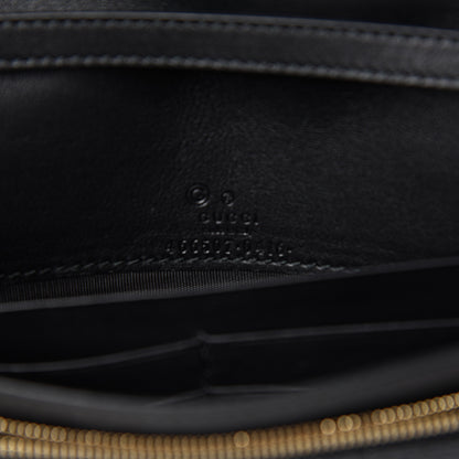 Gucci Microguccissima Crossbody Wallet Black 6 of 11