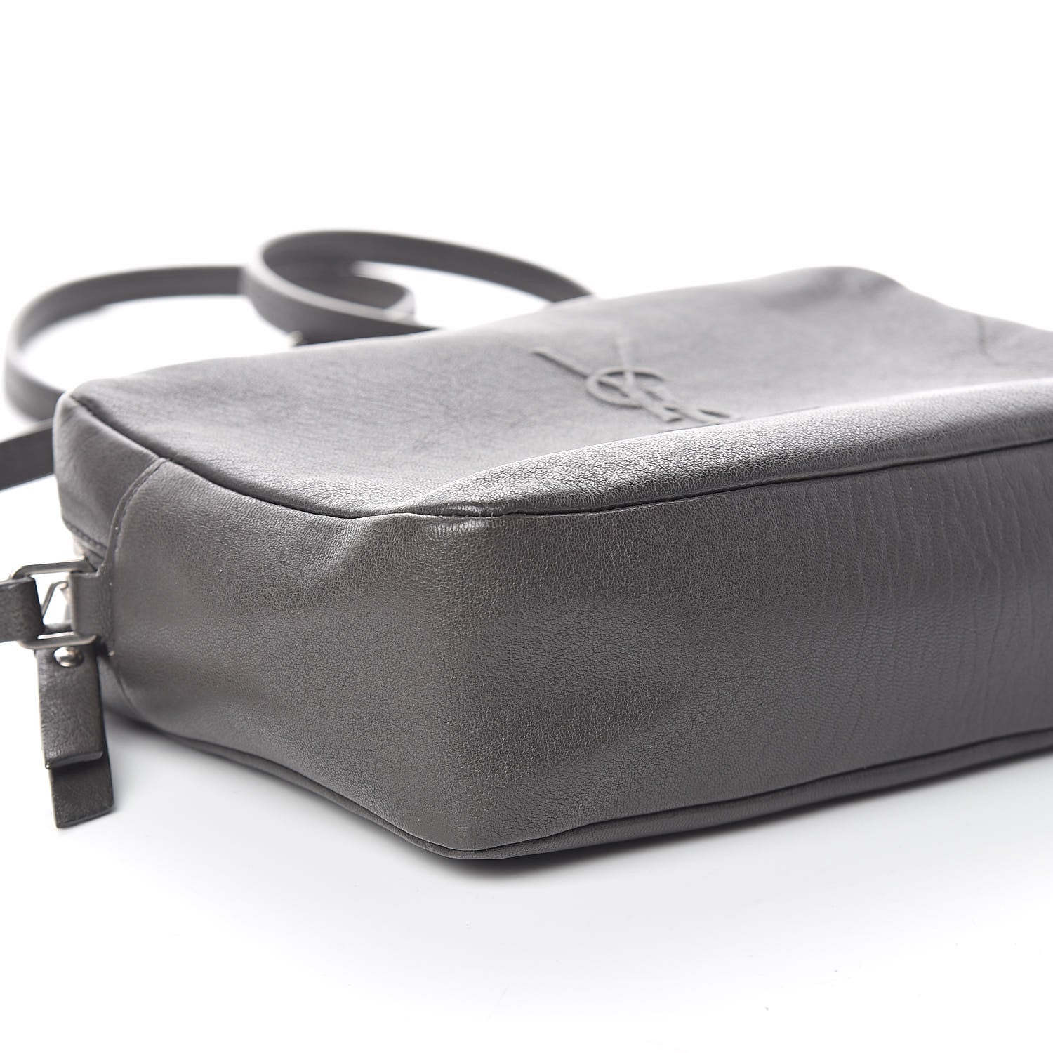 Saint Laurent Calfskin Small Lou Camera Bag Asphalt 9 of 10