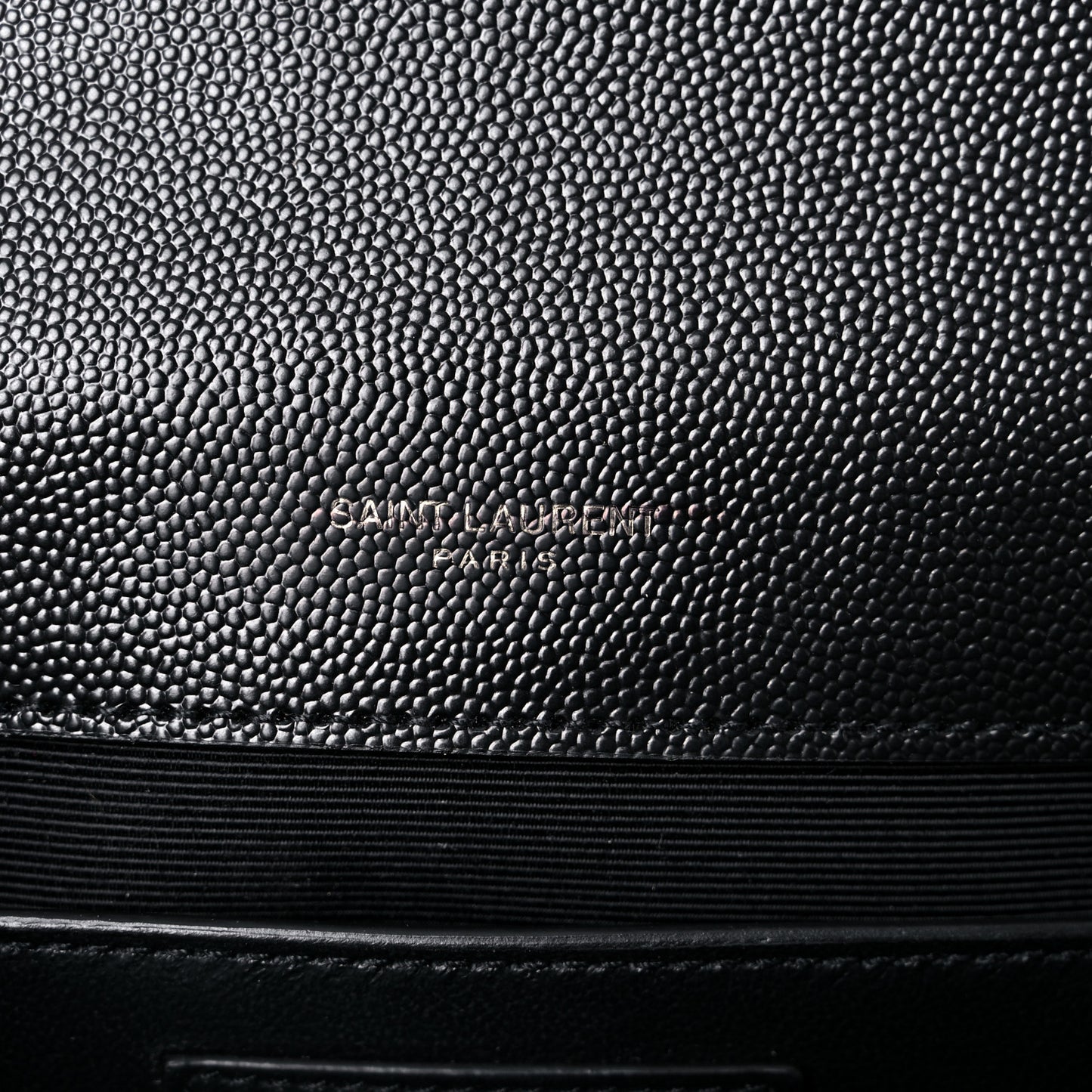 Grain De Poudre Textured Mixed Matelasse Triquilt Medium Monogram Satchel Black
