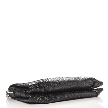 Louis Vuitton Python Perfore Lutece Bag Black 4 of 7