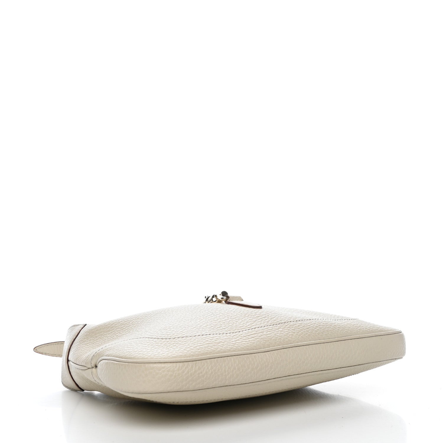 Gucci Calfskin Small Jackie O Hobo White 4 of 11