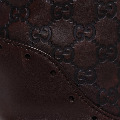 Gucci Guccissima Large Punch Tote Chocolate Brown 19 of 23