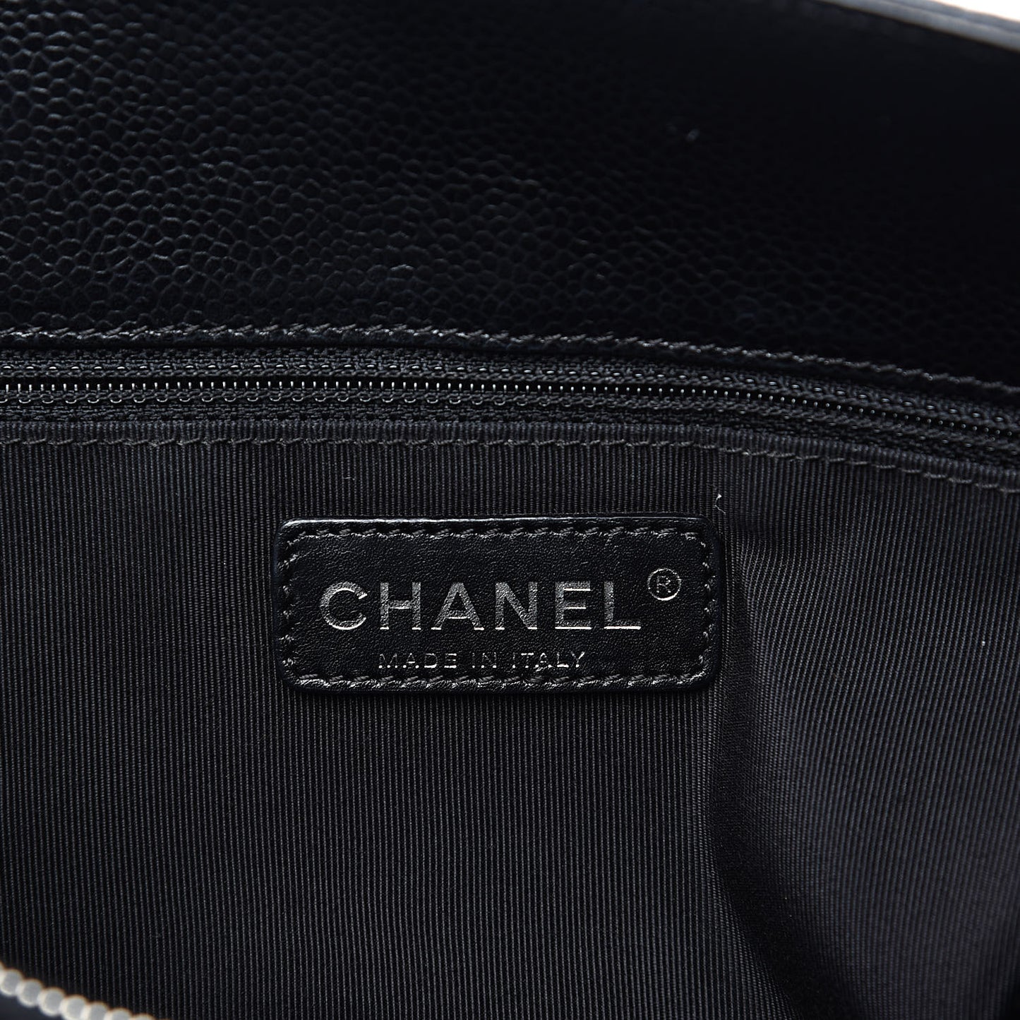 Caviar Quilted Grand Shopping Tote GST Black