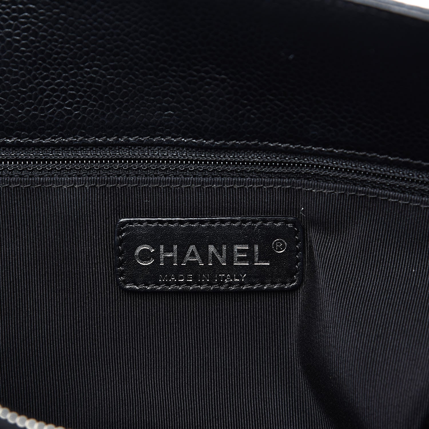 Chanel Caviar Quilted Grand Shopping Tote GST Black 7 of 16
