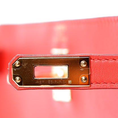 Hermes Swift Kelly Retourne 25 Rouge Tomate 28 of 36