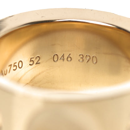 Louis Vuitton 18K Yellow Gold 10mm Empreinte Ring 52 6 6 of 7