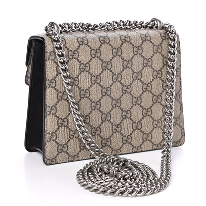 Gucci GG Supreme Monogram Mini Dionysus Shoulder Bag Black 3 of 12