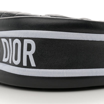 Christian Dior Lambskin Cannage Small Dior Vibe Hobo Bag Black 9 of 10
