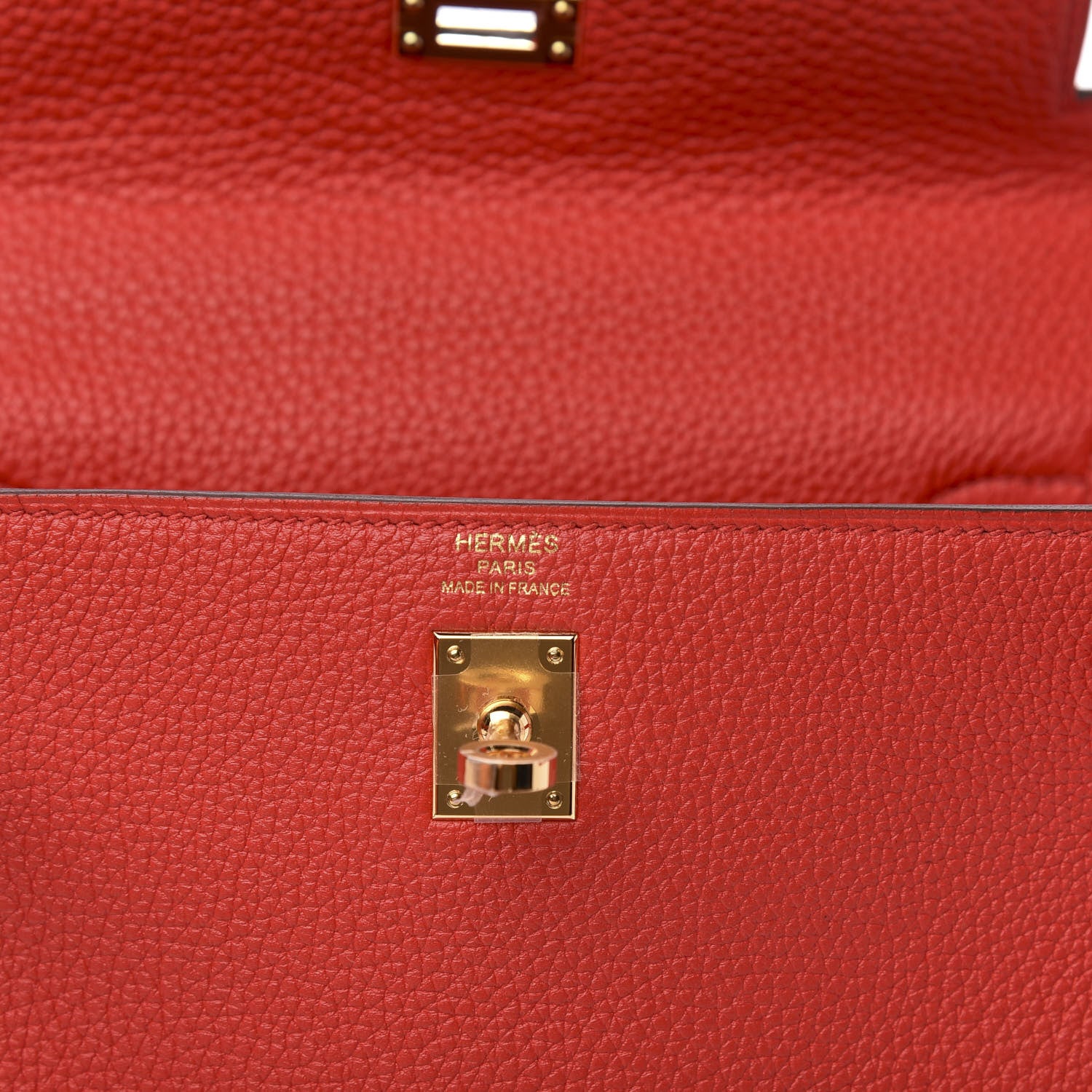 Hermes Togo Kelly Retourne 25 Rouge De Coeur 6 of 10