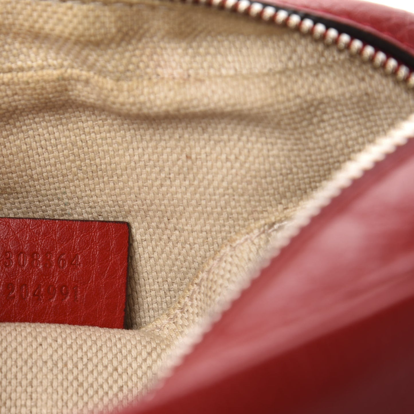 Pebbled Calfskin Small Soho Disco Bag Tabasco Red