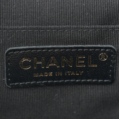 Chanel Lambskin Quilted Small Duma Drawstring Backpack Black 6 of 10