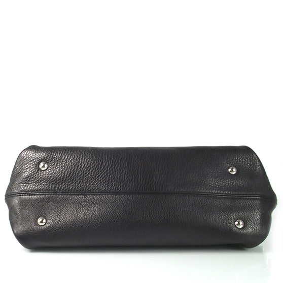 SALVATOREFERRAGAMOLeatherSofiaToteBlack