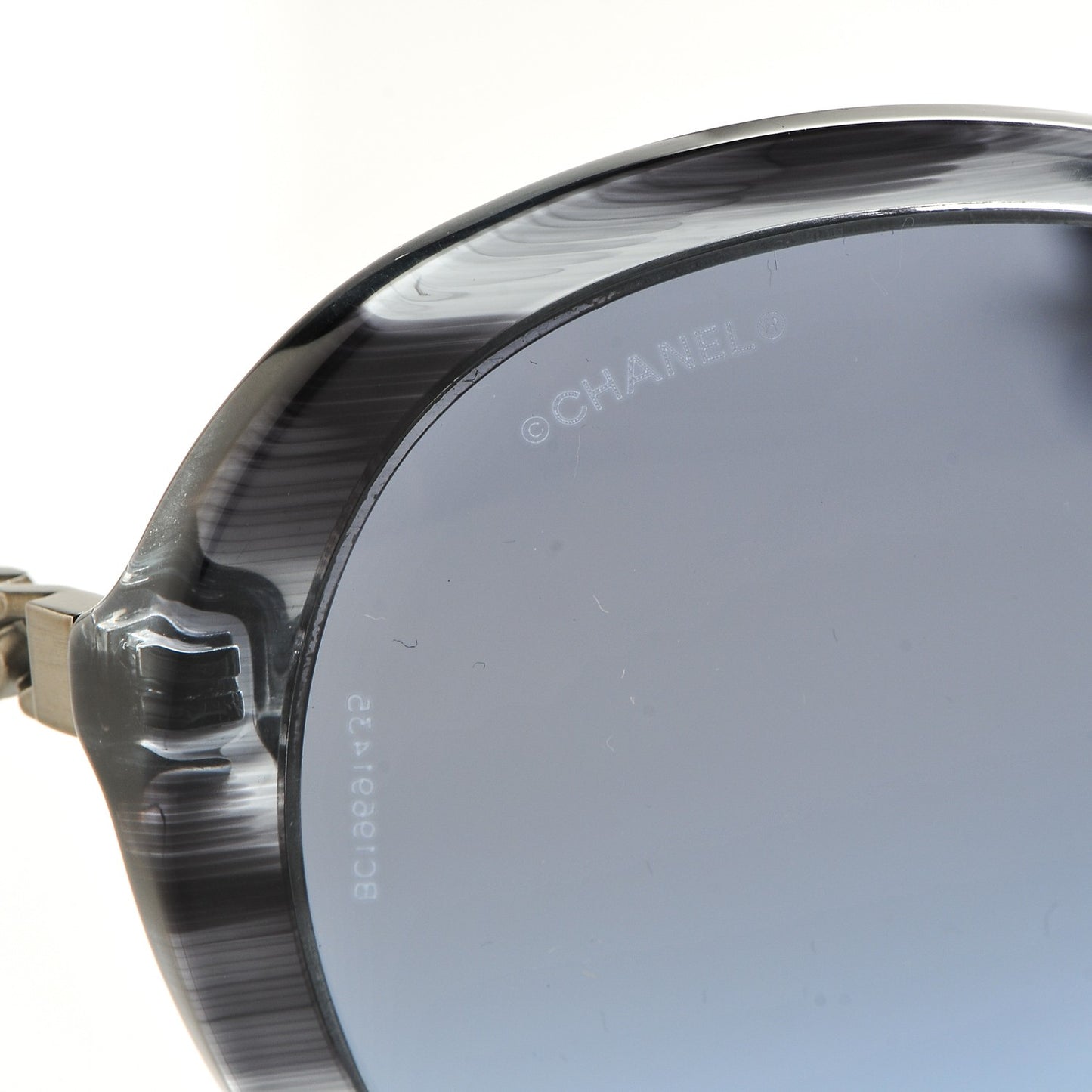 Chain Oval Summer Sunglasses 5353 Blue