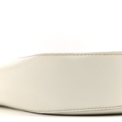 Prada Brushed Calfskin Cleo Adjustable Strap Shoulder Bag White 9 of 13