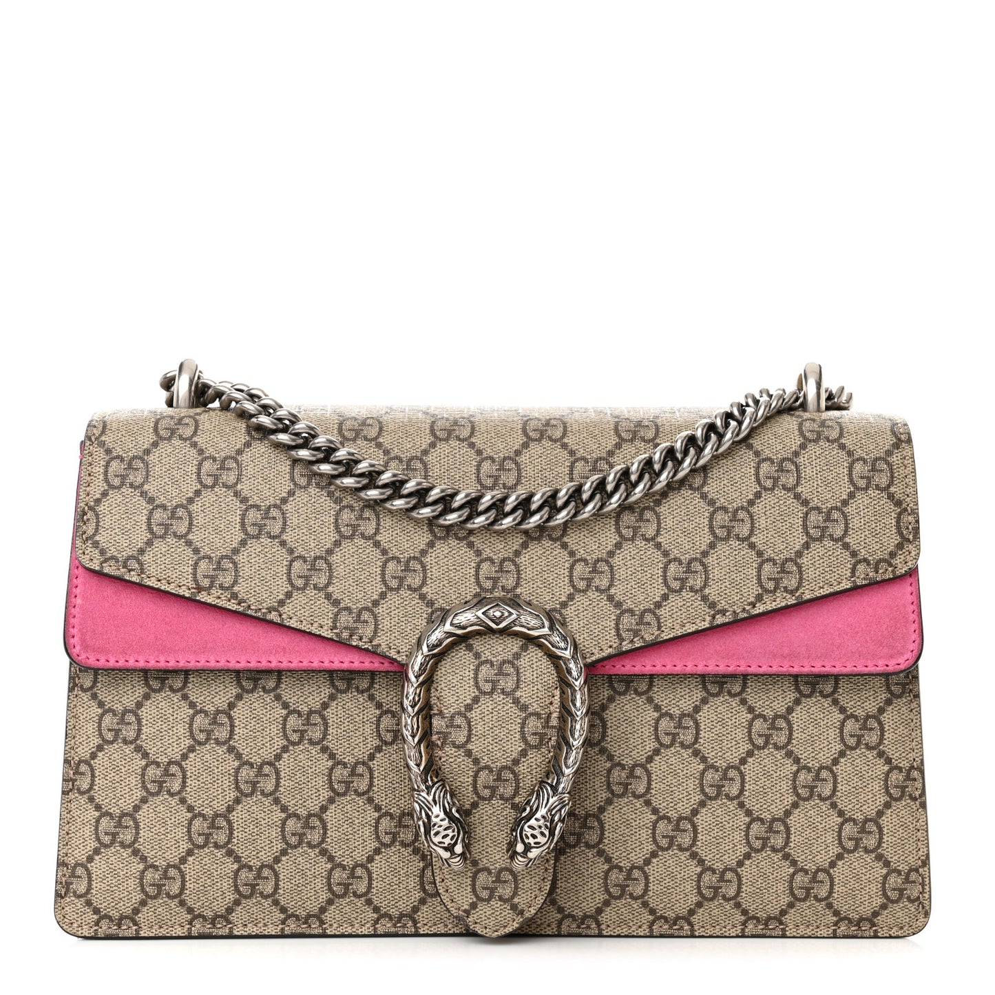 GG Supreme Monogram Small Dionysus Shoulder Bag Pink