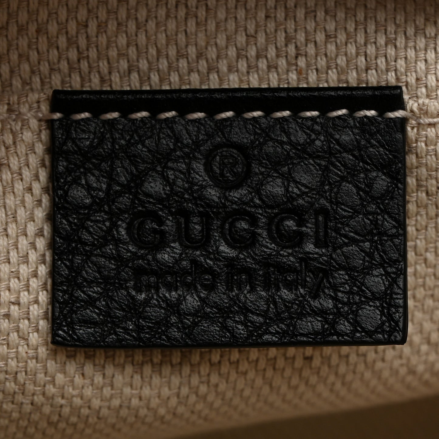 Pebbled Calfskin Small Soho Disco Bag Black